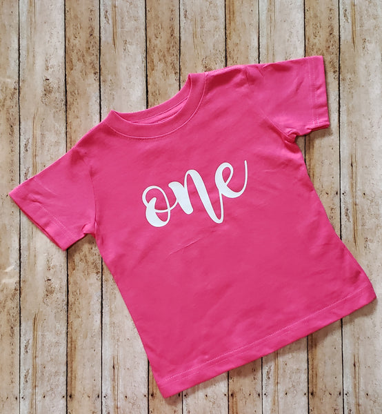 First Birthday "One" T-shirt