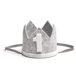 Boy's First Birthday Crown
