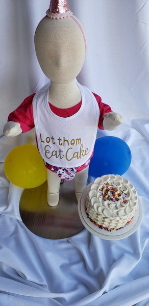 Let Them Eat Cake Bib