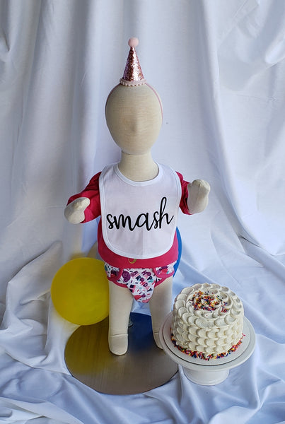 Smash Birthday Bib